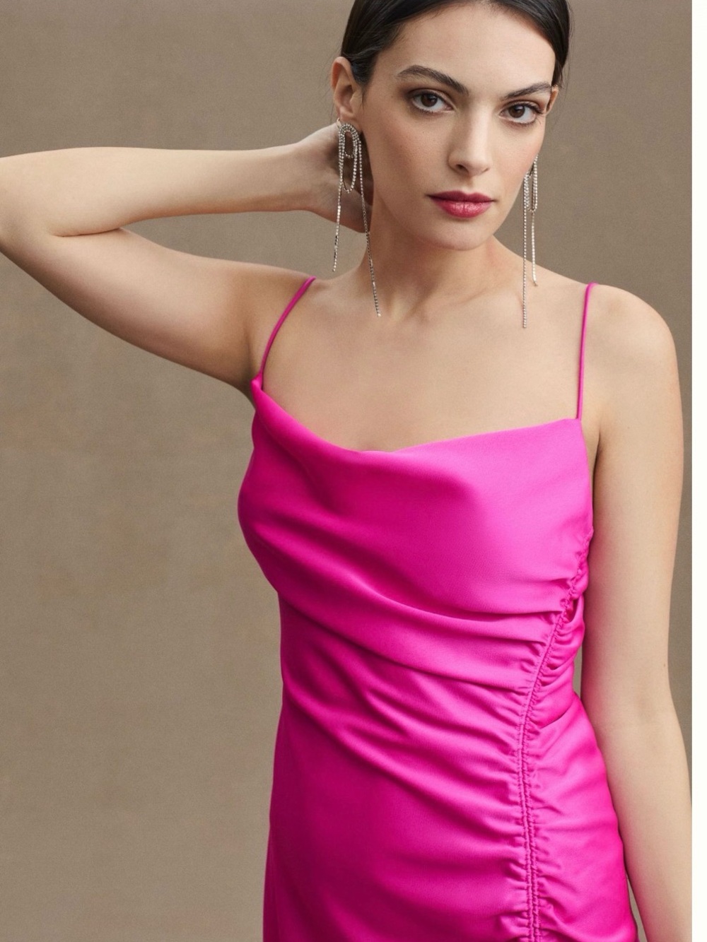 BHLDN Jennings Cowl Neck Maxi Dress